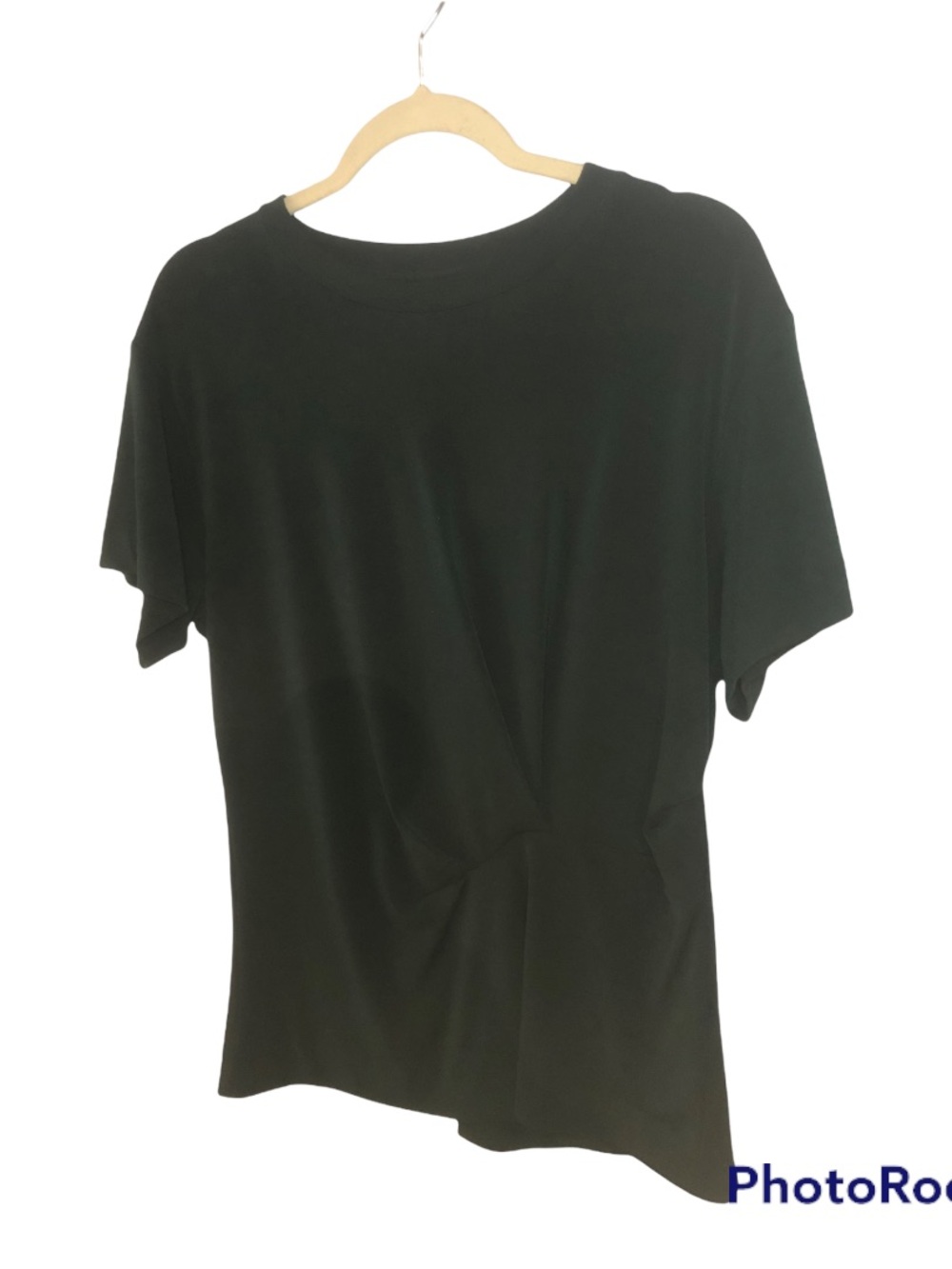 By Malene Birger green Short Sleeve Ruched Top